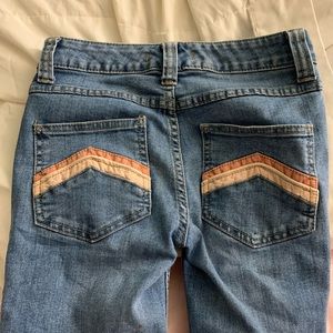 FREE PEOPLE FLARE JEANS sz 24 / 0